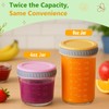 Tronco 8oz Glass Baby Food Storage Jars with Lids –