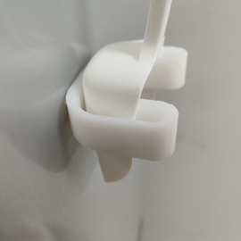 PIAOLGYI Soporte Para Pala De Hielo Para Frigidaire Countertop Ice Maker Scooper Accesorio Compatible Con Frigidaire Efic117-Ss 26 Libras Ice Maker (Cuchara De Hielo No Incluida) Pequeño Blanco Blanco