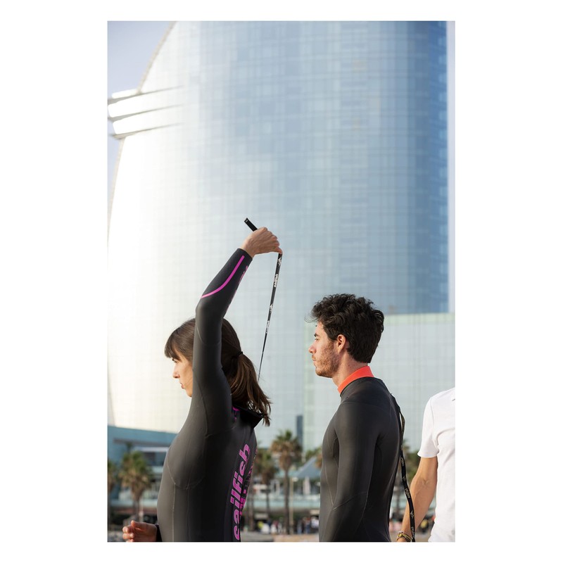 Mugiro Wetsuit Neck Protector - Orange - Size S -