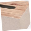 Ipetboom Rectangular Leather Tissue Box Holder Napkin Storage Dispenser for
