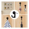Cionyce 30 Pcs Metal Push Pin Hooks, Wall Pins for