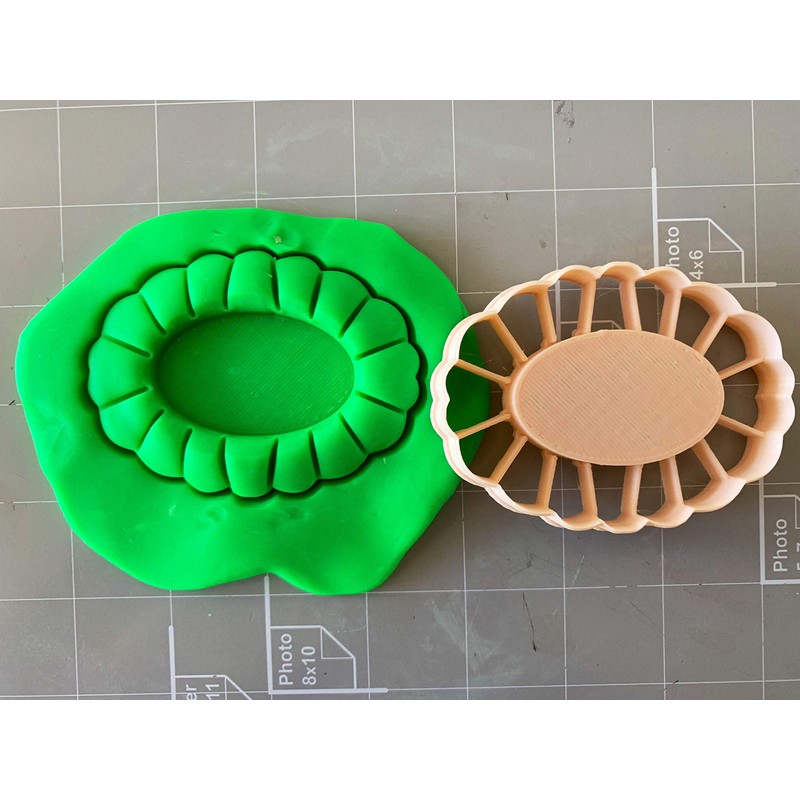 Thumbprint Shaped Cookie Cutters (Set of 5 Cutters, 2.5” each)