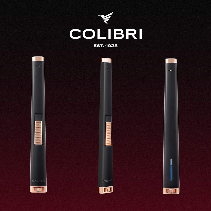 Colibri Aura 10mm Flat Flame Lighter - Elegant and Windproof