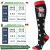 Rfirady Christmas Compression Socks for Women & Men Circulation 15-20