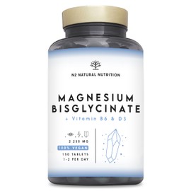 Magnesium-Bisglycinat 150 Tabletten N2 Natural Nutrition