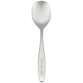 Horie TC-06-01 Titanium Cutlery Baby Spoon, Titanium Platinum