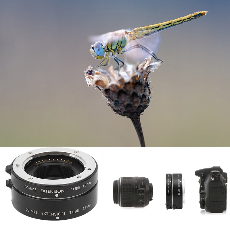 DG‑M43 10mm16mm Automatic Focusing Macro Adapter Ring Fit for Olympus