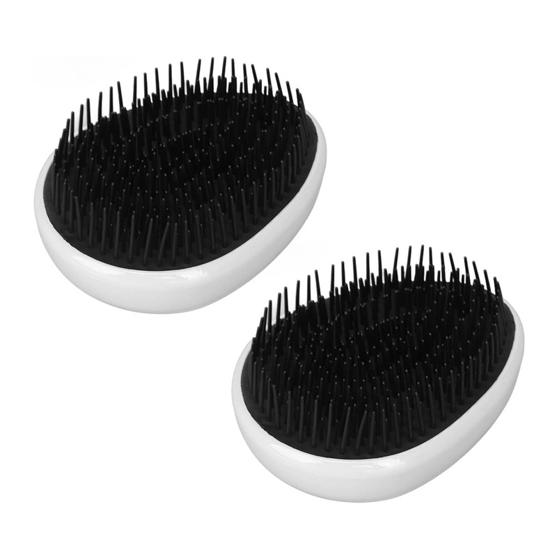 2 Cepillos para el Cuero Cabelludo, Masaje de Dientes Redondos