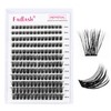 FADLASH Individual Cluster Lashes Extensions 168Pcs 40D 0.07 D Curl