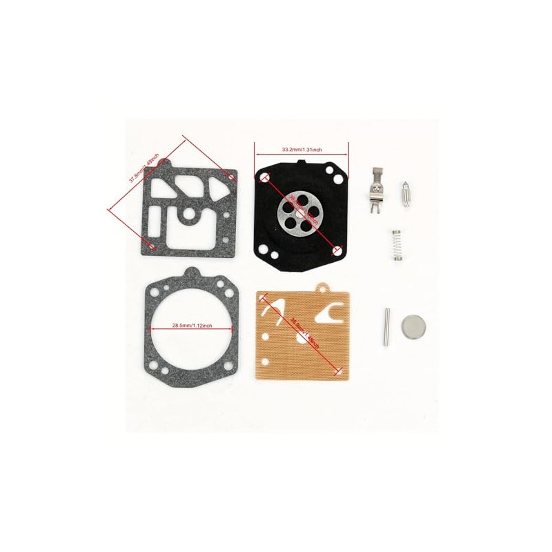 K10-HD Carburetor Rebuild Kit Compatible with Stihl MS361 MS290 MS390