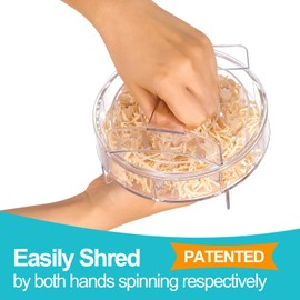 Chicken Shredder - Clear Chicken Shredder Tool Twist, Meat Shredder Tool Twist, Chicken Breast Food Shredded Tool Twist Machine for Dog and Cat Food Meal Prep