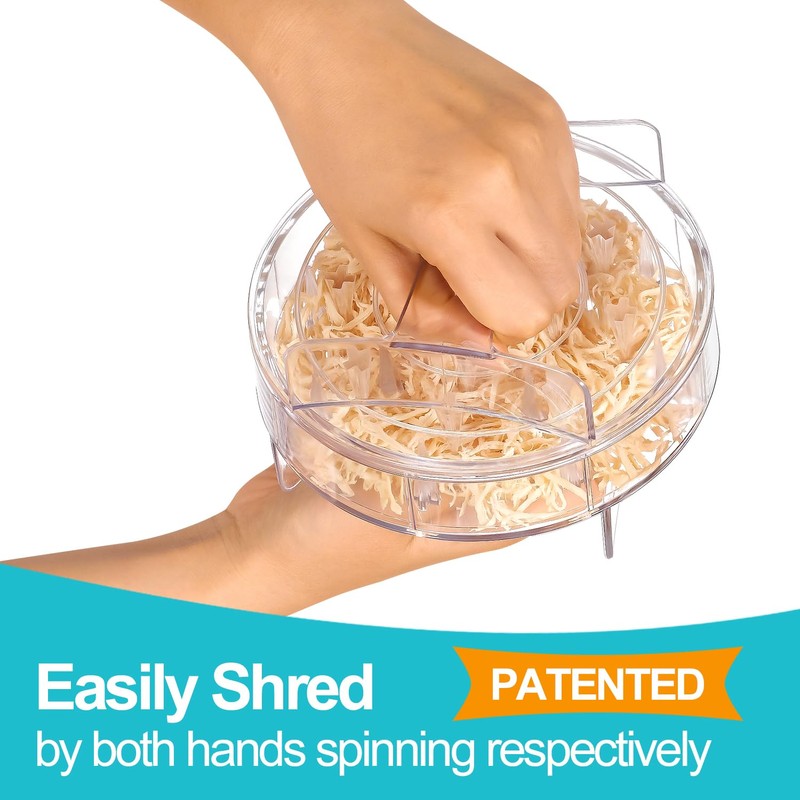 Chicken Shredder - Clear Chicken Shredder Tool Twist, Meat Shredder