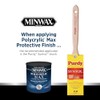 Minwax Polycrylic Max, Satin, Clear, 1 Quart, 611115555