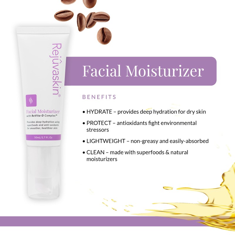 Rejuvaskin Facial Moisturize with ReVita-D Complex