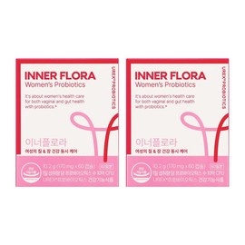 New Origin Innerflora Probiotics Vaginal Lactobacillus Innerflora Innerfulola Lactobacillus Innerchlora 2 units / 뉴오리진 이너플로라 프로바이오틱스 질유산균 이너플로러 이너풀로라 유산균 이너클로라 2개