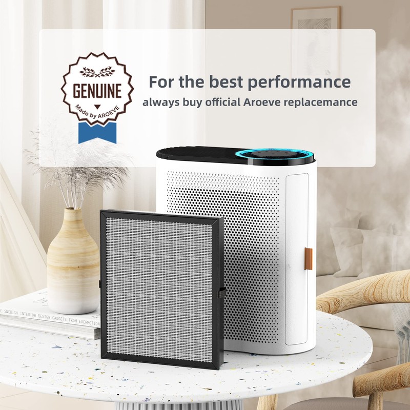 AROEVE MK04 Air Purifier Replacement Filter, Smoke Remove Material 4