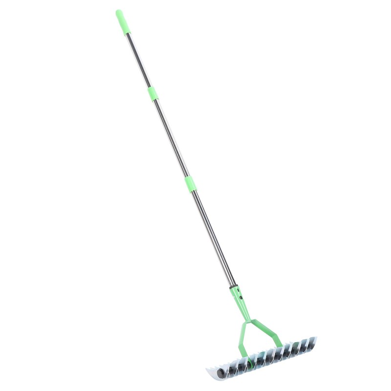 Dethatcher Lawn Rake, Sturdy Wide Application Wear Resistant Lawn Thatching