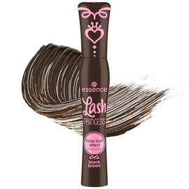 essence Lash PRINCESS false lash effect mascara black brown, volumizing, false lash effect, defining, lengthening (12ml) | Clump-Free Lashes, Conic Fiber Wand, Length & Definition, Brown Mascara, Vegan, Cruelty Free, Paraben Free