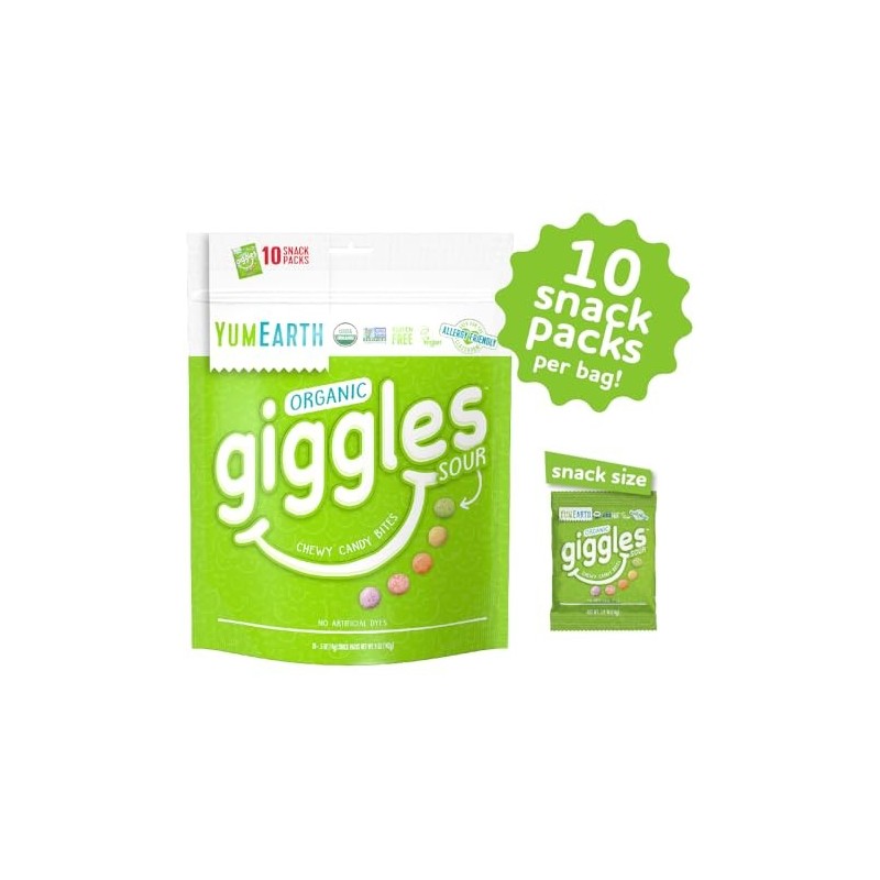 YumEarth Assorted Fruity Vegan Candy 10 Pack Gluten Free Allergy