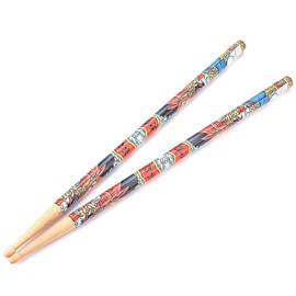 Ogdni 1 Pair Drum Sticks Chinese Style Hickory Drumsticks for Drum Musical Instrument Percussion