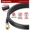 CALPOSE 6 Feet Propane Hose with Regulator & Gauge, Universal