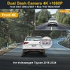 Fitcamx Used Front 4K+Rear 1080P Dash Cam for 2018-2024 VW