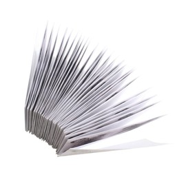 VNC 200 Pcs Nail Form Guide Acrylic Tip Extension Forms Black And White Color Sticker Rroll Manicure Tool for Acrylic UV Gel Nail Art Tips Butterfly Shape Long Nail Extension Bluider Forms