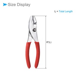 CoCud Slip Joint Pliers, Overall Length 6 Inch, High Carbon Steel Mini Precision End Nippers Wire Cutter Pliers Nail Puller Tool - (Applications: for Cut Wire Nails Materials)