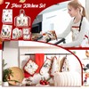 Bencailor 6 Pcs Kitchen Towels Oven Mitt and Pot Holder