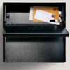 Mail Boss 7162 Metro, Black High Capacity Wall Mounted Locking