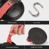 4PCS Plastic Vacuum Sucker Hook Ultralight Suction Cup Hook Heavy