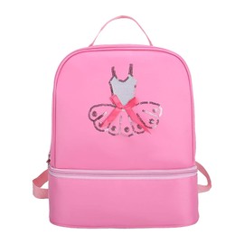 Yitengteng Ballet Dance Backpack for Little Girls Ballerina pink Bag for Dance Toddler Dance Bag Gymnastics Latin Dance Yoga Tap Dance Jazz Storage Bag
