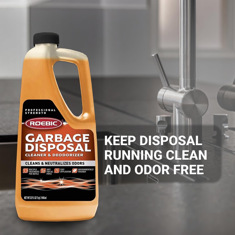 Roebic K-27 Garbage Disposal Cleaner, Liquid Sink and Sewer Drain