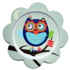 Vital Innovations Label Friends LL-FR5017 Plate Flower Shaped Owl (Boy)
