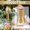 25 Pieces Universal Pour Spout Covers, Translucent Plastic Caps to