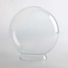 Permo Lighting Fixture Replacement 5.9" Round Globe Clear Glass Shade