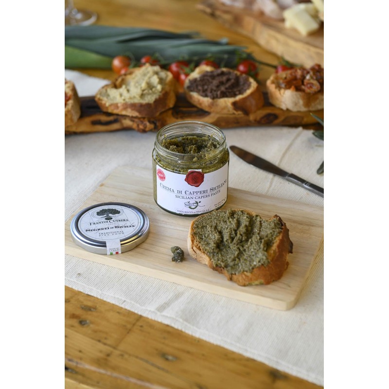Frantoi Cutrera Creme di Capperi Siciliani - Sicilian Capers Paste