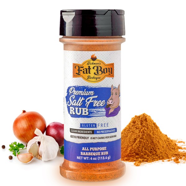 Fat Boy Natural BBQ Premium Salt Free Rub - Perfect