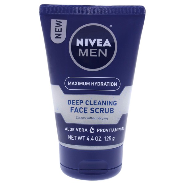 NIVEA FOR MEN Revitalizing Face Scrub 4.40 oz (Pack of 2)