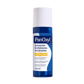 PanOxyl Solución Exfoliante Aclarante Con 2% Ácido Salicílico | Exfoliante Facial Sin Enjuague, Limpia Poros, Controla La Grasa y Deja La Piel Luminosa | 118 ml