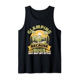 Glamping Lover Glamping Vacation Camping Chair Glamper Tank Top