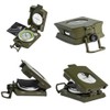 Portable Multifunctional Military Zinc Alloy Compass with Inclinometer for Camping