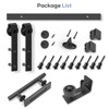EaseLife 12 FT Sliding Barn Door Track and Handle Hardware