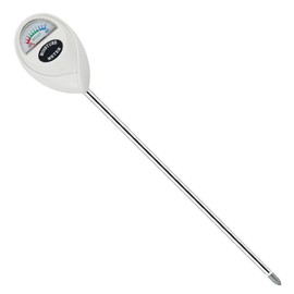 Censinda Soil Moisture Meter, Long Probe Soil Moisture Monitor for House Plants, Soil Hygrometer Moisture Sensor for Indoor & Outdoor, Garden, Farm, Lawn Plant Care, No Battery Needed(White)