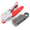 22PCs Cable Crimping Cutter Multifunction Crimper Coaxial F- Head Crimping