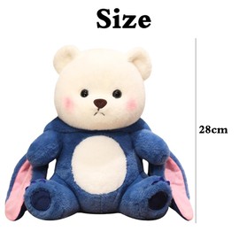 HGSHUO Teddybär Kuscheltier Teddy Doll Plush Doll Plüsch Bären Plüschtiere Niedliche Puppe Kuscheltie Kinder Jungen Mädchen Schmusetier