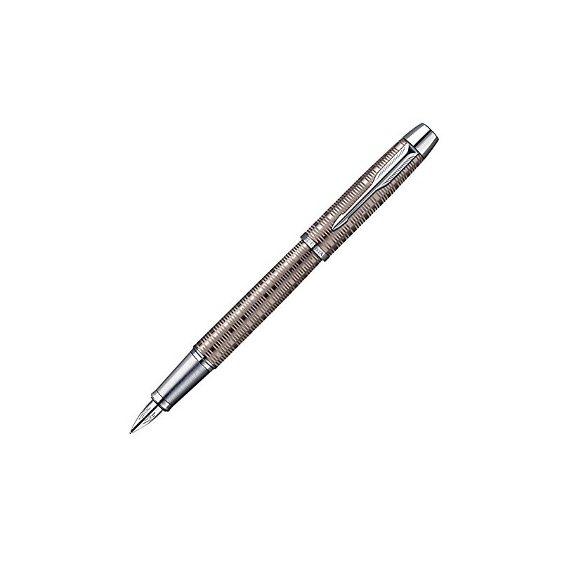 Parker IM Premium Fountain Pen with Medium Nib - Brown