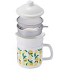 BACKYARD FAMILY Plune Enameled Oil Pot, Lemon
