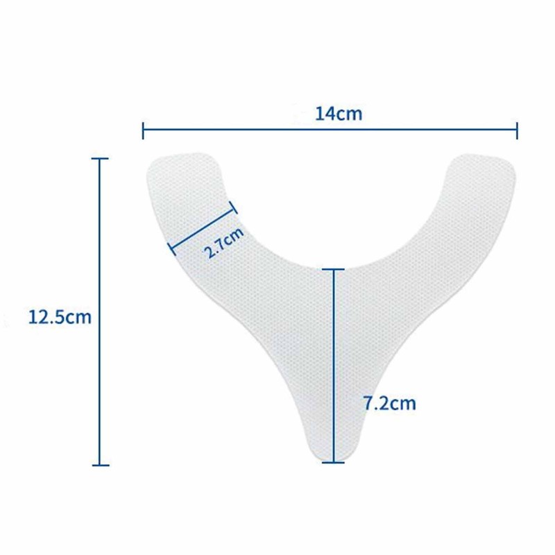 20PCS Ostomy Barrier Strips Y Shaped Adhesive Prevent Warping Edge