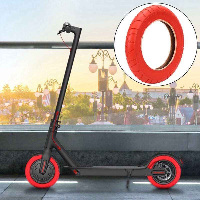 10x2 Red Inflatable Outer Tyre Rubber Tire Replace for Xiaomi